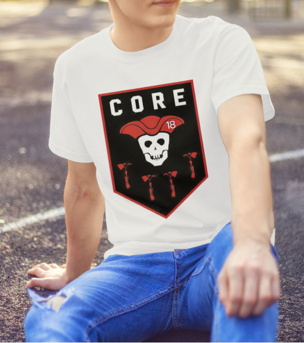 CORE Pirate Skull 18 Emblem T-Shirt