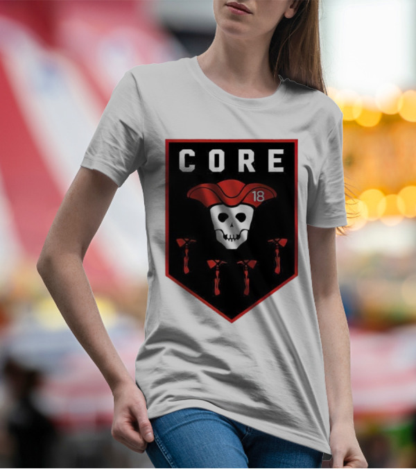 CORE Pirate Skull 18 Emblem T-Shirt