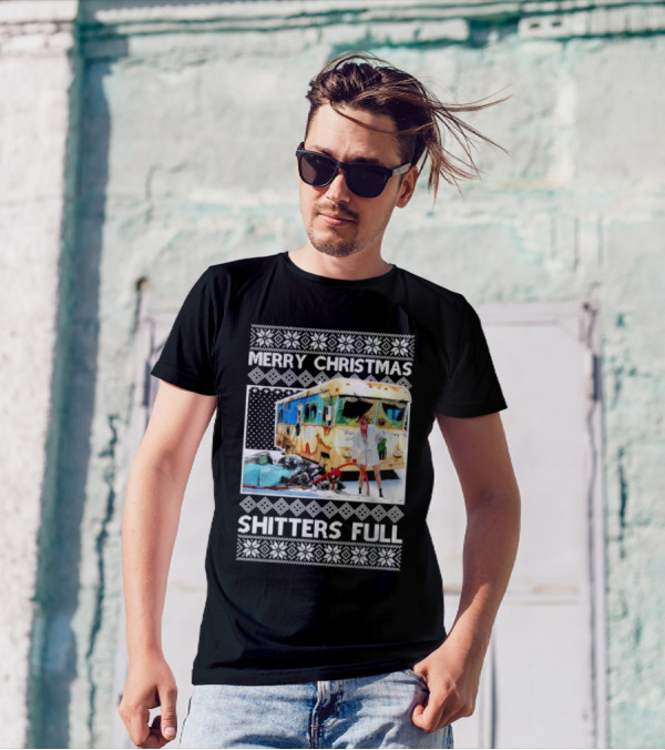 Merry Christmas Shitters Full RV Scene T-Shirt
