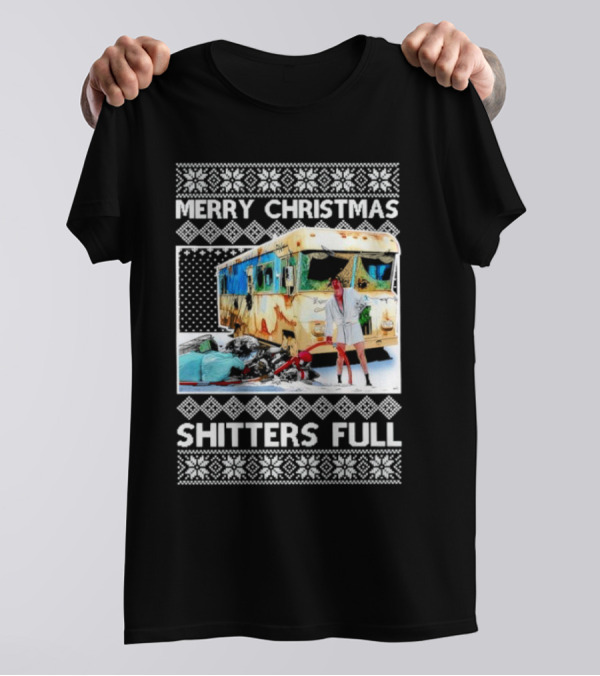 Merry Christmas Shitters Full RV Scene T-Shirt