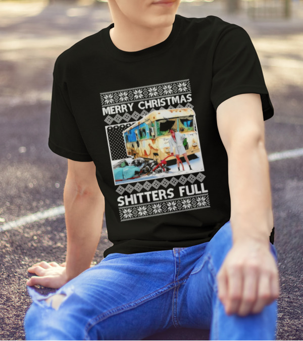 Merry Christmas Shitters Full RV Scene T-Shirt