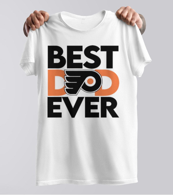 Philadelphia Flyers Logo Best Dad Ever NHL T-Shirt
