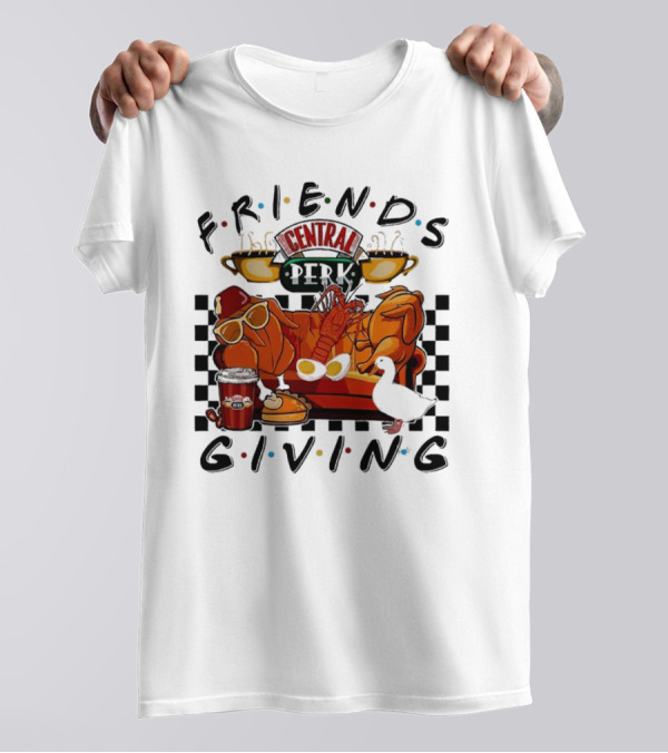 Friends Central Perk Thanksgiving Couch Scene T-Shirt