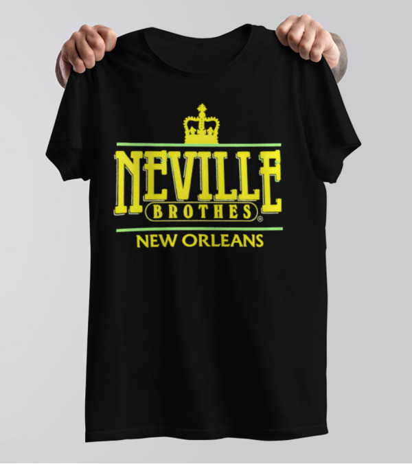 Neville Brothers Crown Logo New Orleans T-Shirt