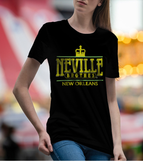 Neville Brothers Crown Logo New Orleans T-Shirt