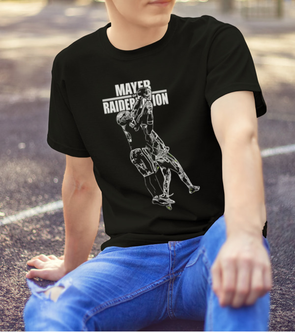 Mayer Of Raidernation Football Action T-Shirt
