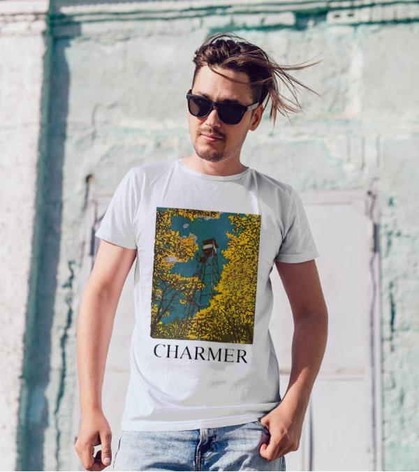 Charmer Fire Watch Tower Golden Foliage T-Shirt