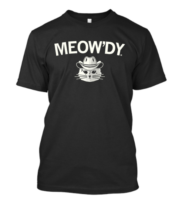 Meow’dy Cowboy Cat Hat Classic T-Shirt