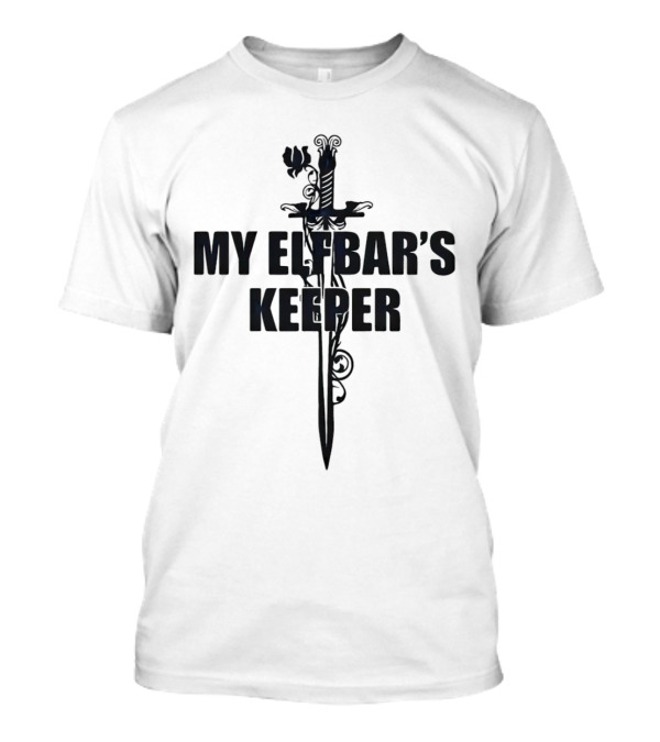 My Elfbar's Keeper Sword And Rose T-Shirt