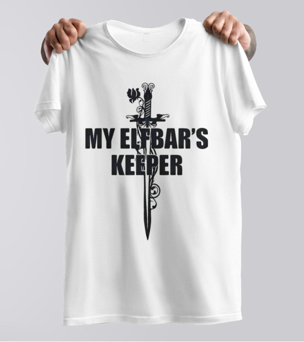 My Elfbar's Keeper Sword And Rose T-Shirt