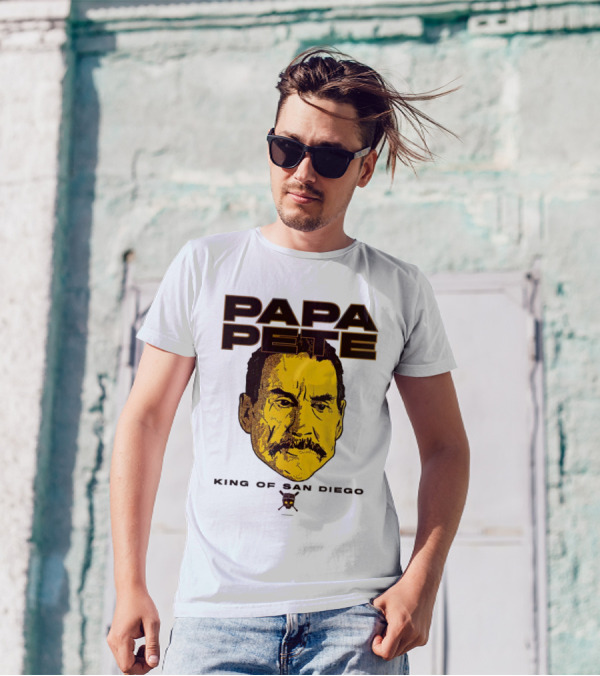 Papa Pete King Of San Diego Iconic Yellow T-Shirt