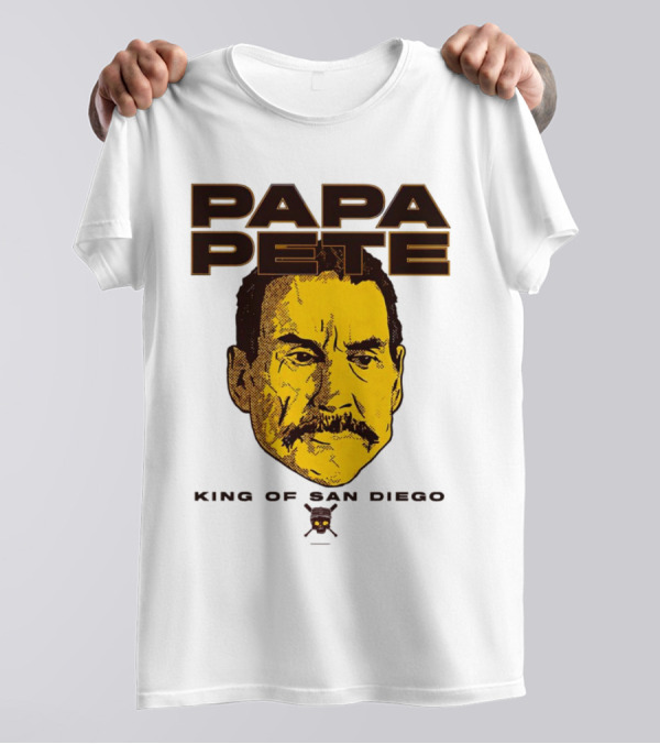 Papa Pete King Of San Diego Iconic Yellow T-Shirt