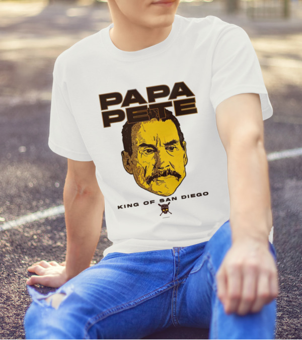 Papa Pete King Of San Diego Iconic Yellow T-Shirt