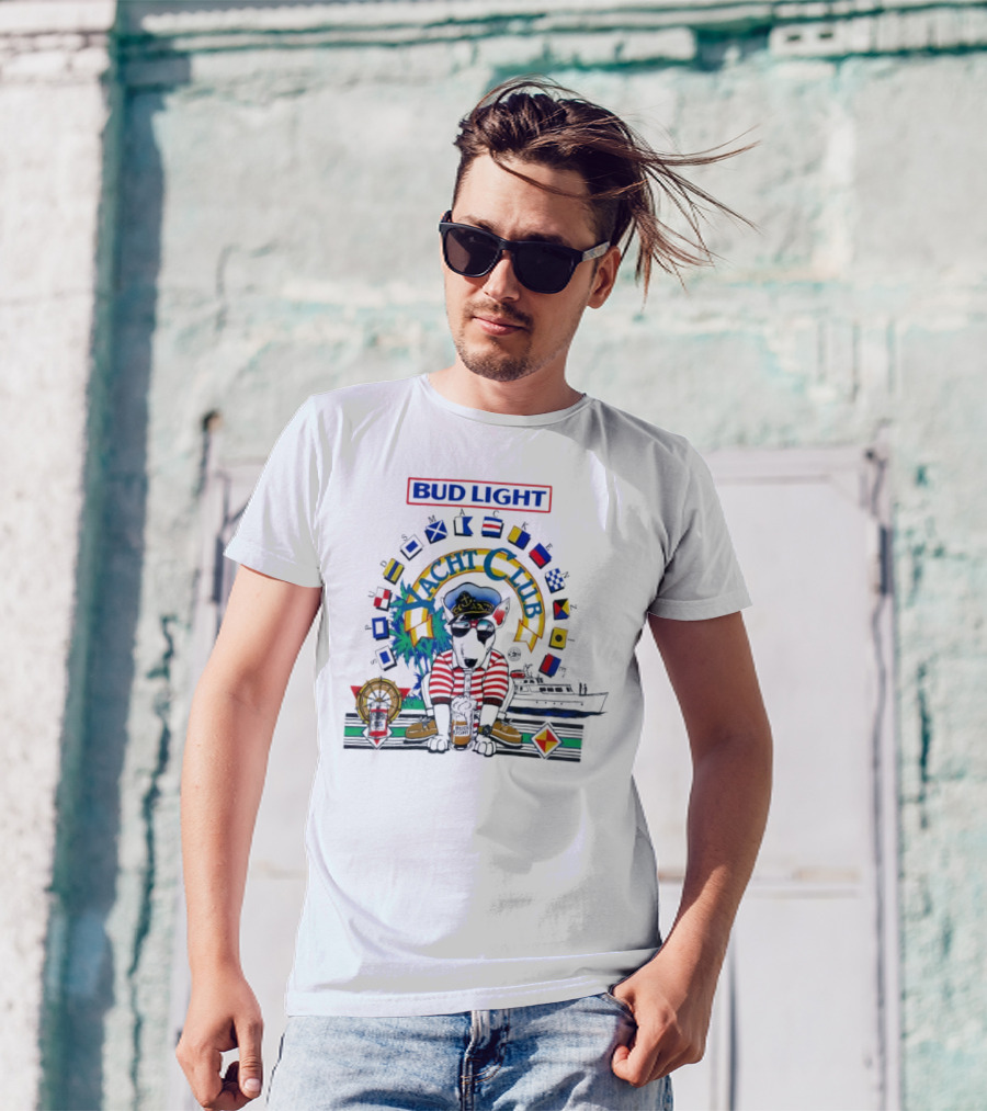 Bud Light Spuds Mackenzie Yacht Club Vintage T-Shirt