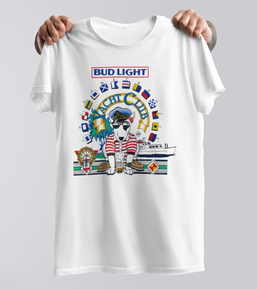 Bud Light Spuds Mackenzie Yacht Club Vintage T-Shirt