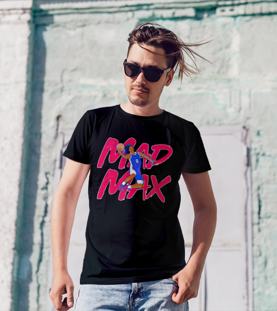 Philadelphia 76ers Tyrese Maxey Mad Max Basketball T-Shirt
