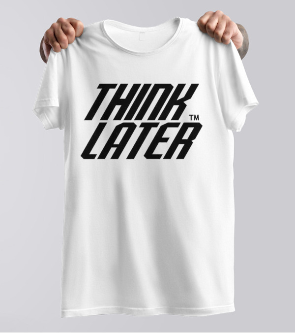 Tate McRae Think Later Collection Bold Empowerment T-Shirt
