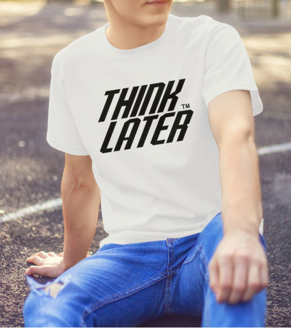 Tate McRae Think Later Collection Bold Empowerment T-Shirt