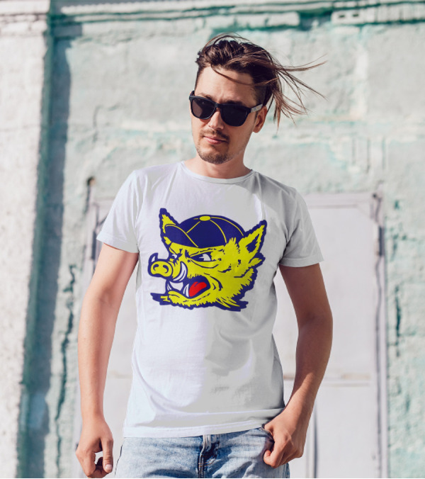 Vamos Javelinas Texas Football Fierce Yellow Mascot T-Shirt