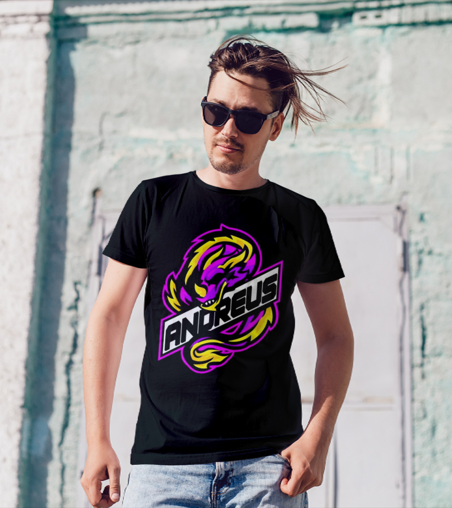 ANDREUS Dragon Logo Aoandreus13 T-Shirt