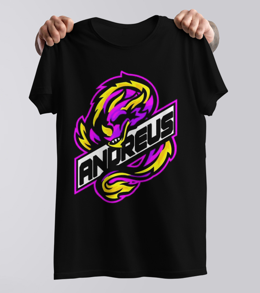 ANDREUS Dragon Logo Aoandreus13 T-Shirt