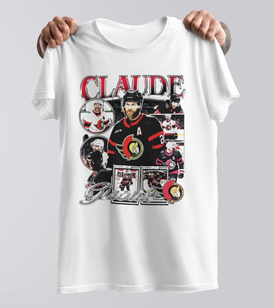 Claude Giroux Ottawa Senators Hockey Player Highlight Montage T-Shirt