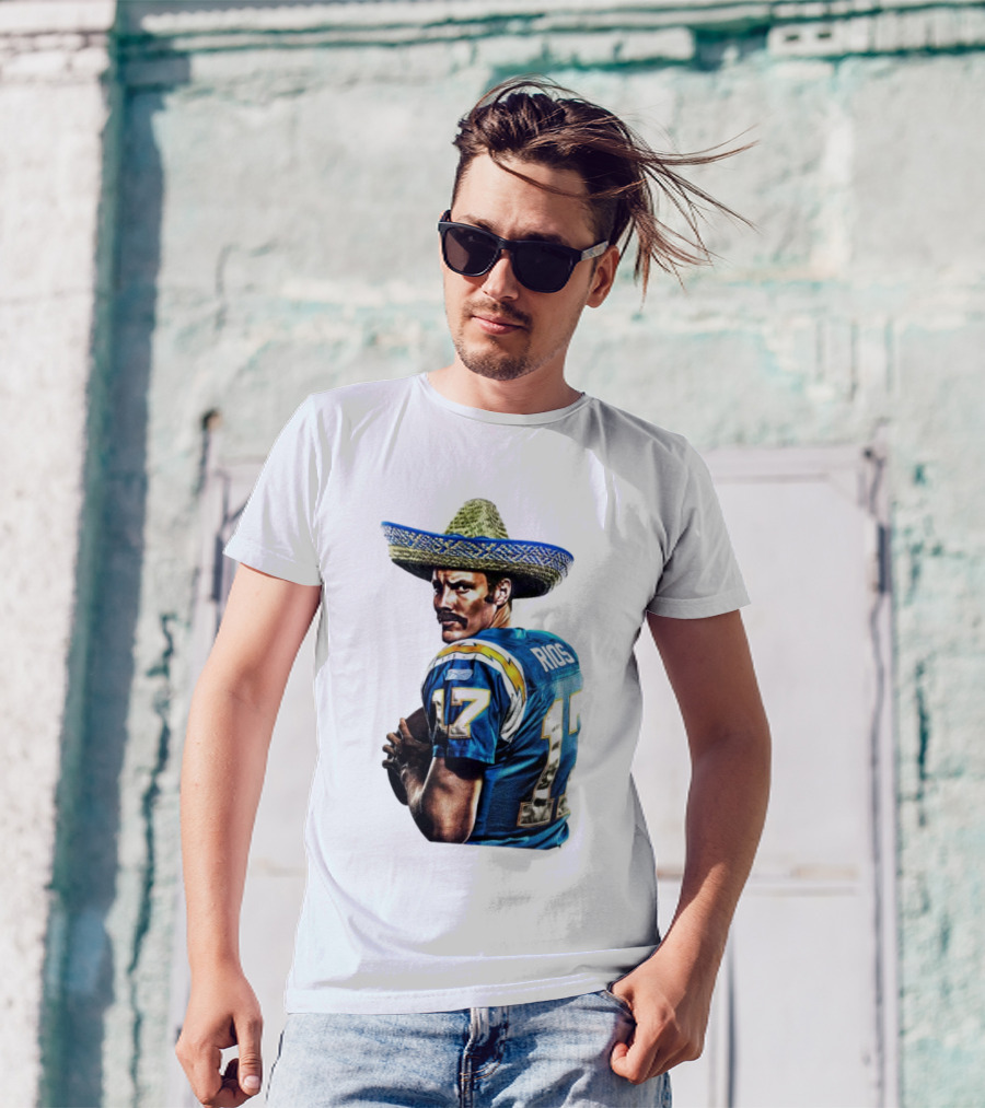 Rios 17 Los Angeles Chargers Sombrero T-Shirt