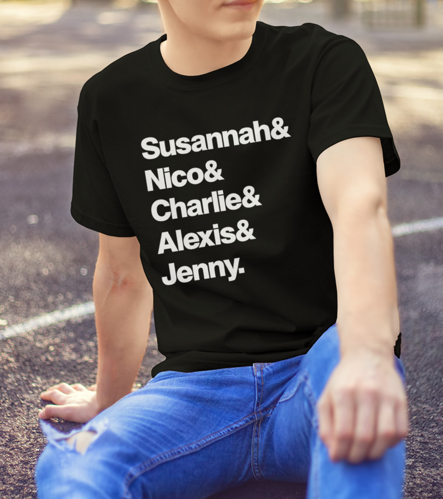 Susannah Nico Charlie Alexis Jenny Ampersand Series T-Shirt