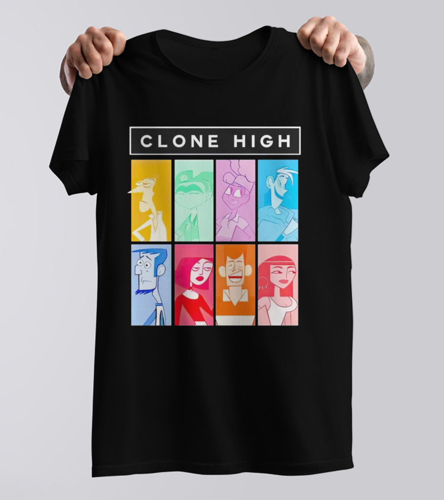 Clone High Characters Color Block Tara Billinger T-Shirt
