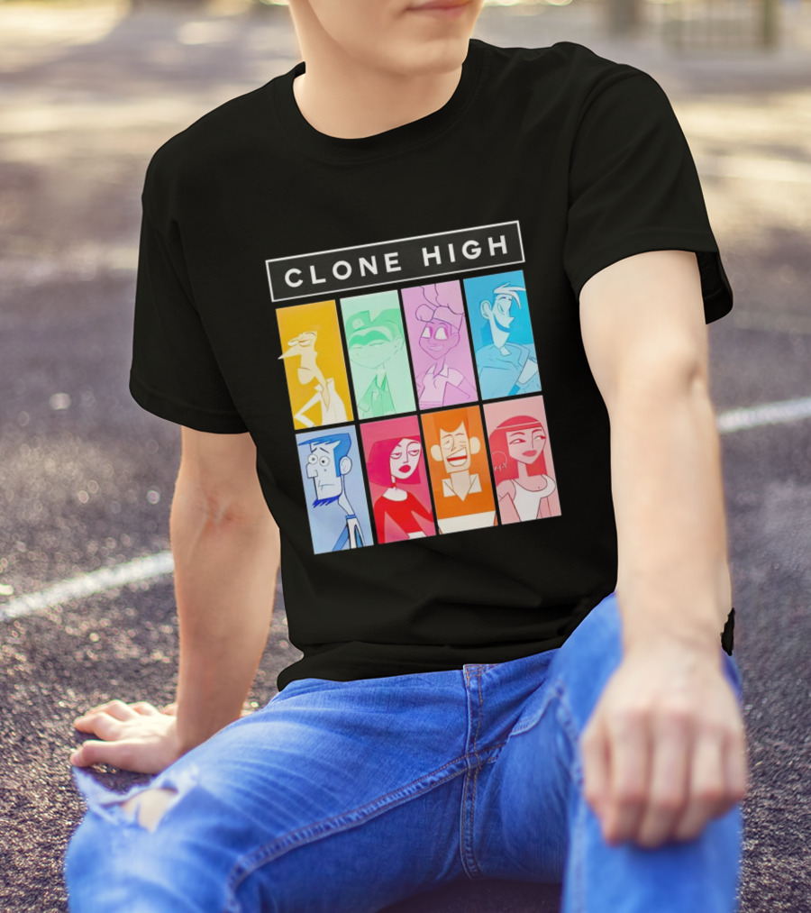 Clone High Characters Color Block Tara Billinger T-Shirt