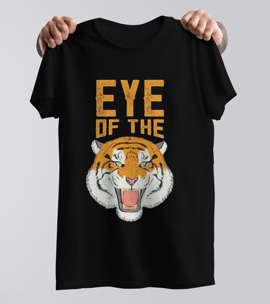 Eye Of The Tiger Fierce Roaring Tiger Face T-Shirt