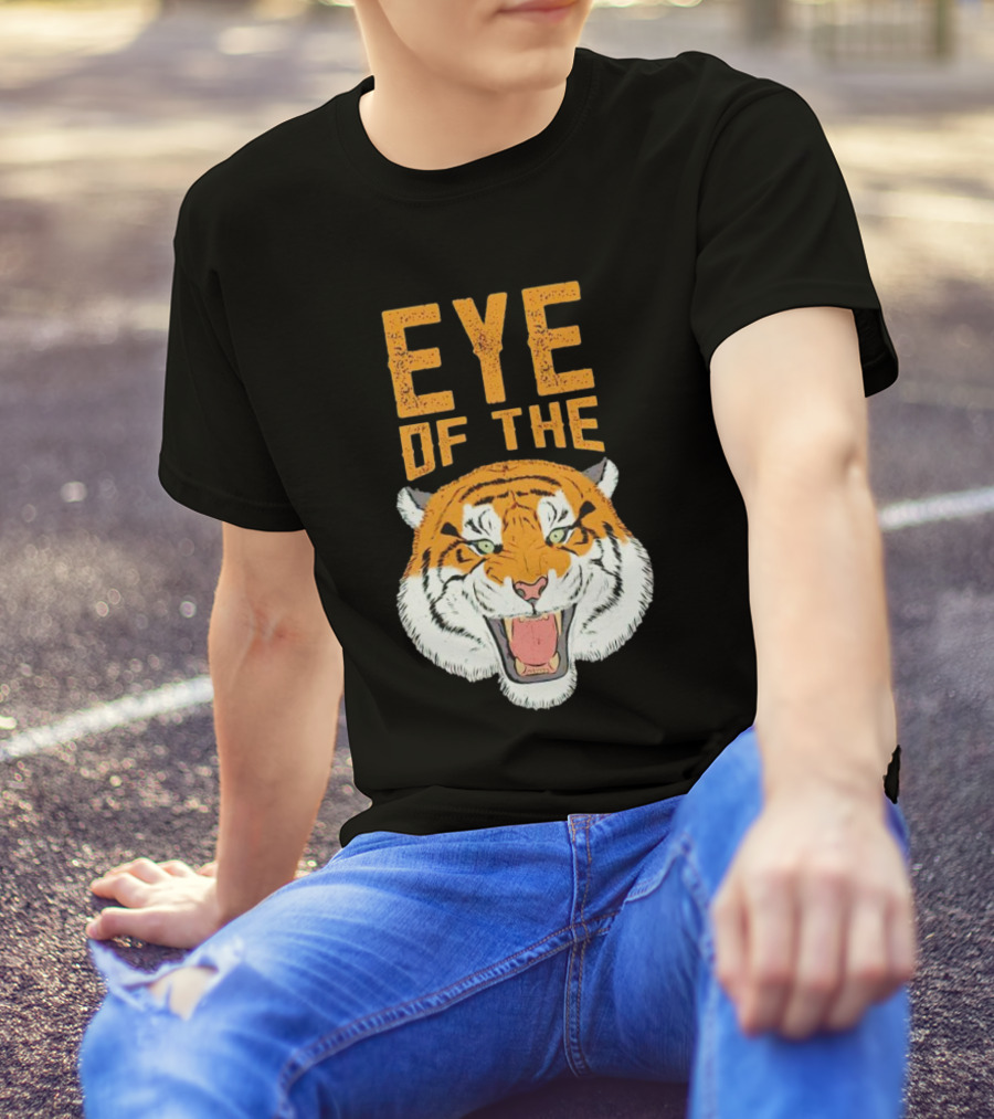 Eye Of The Tiger Fierce Roaring Tiger Face T-Shirt