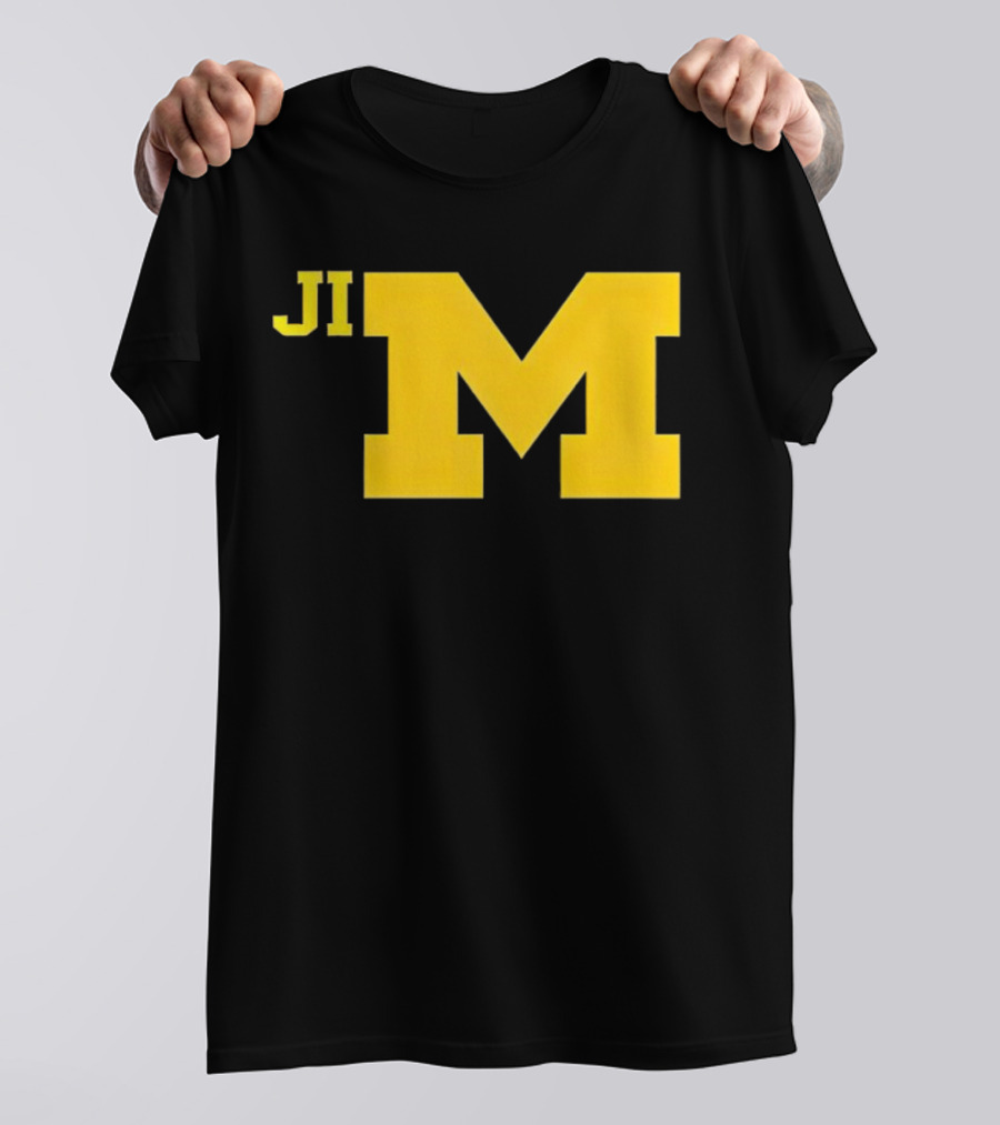 Jim Harbaugh Michigan Wolverines Big M T-Shirt