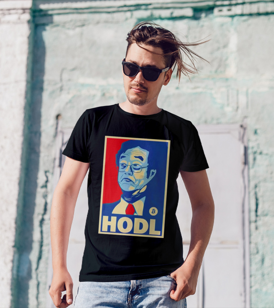 Satoshi Hodl Bitcoin Hope Poster Icon T-Shirt