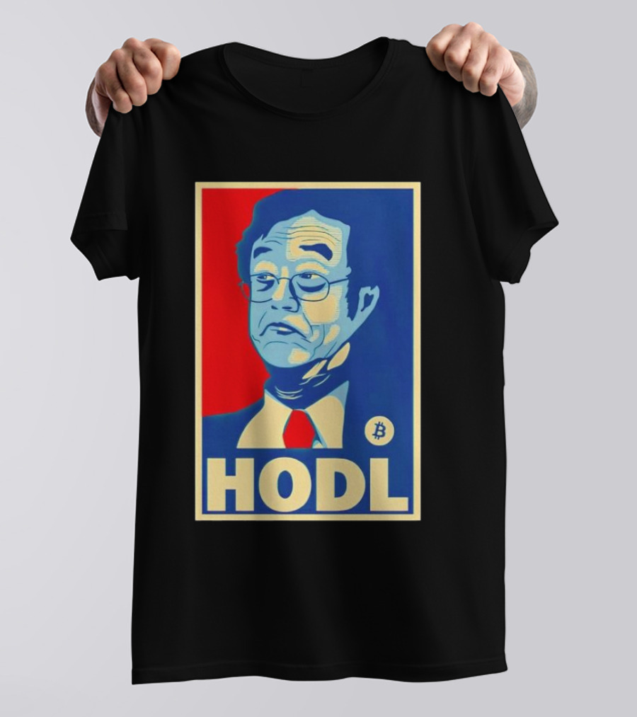 Satoshi Hodl Bitcoin Hope Poster Icon T-Shirt