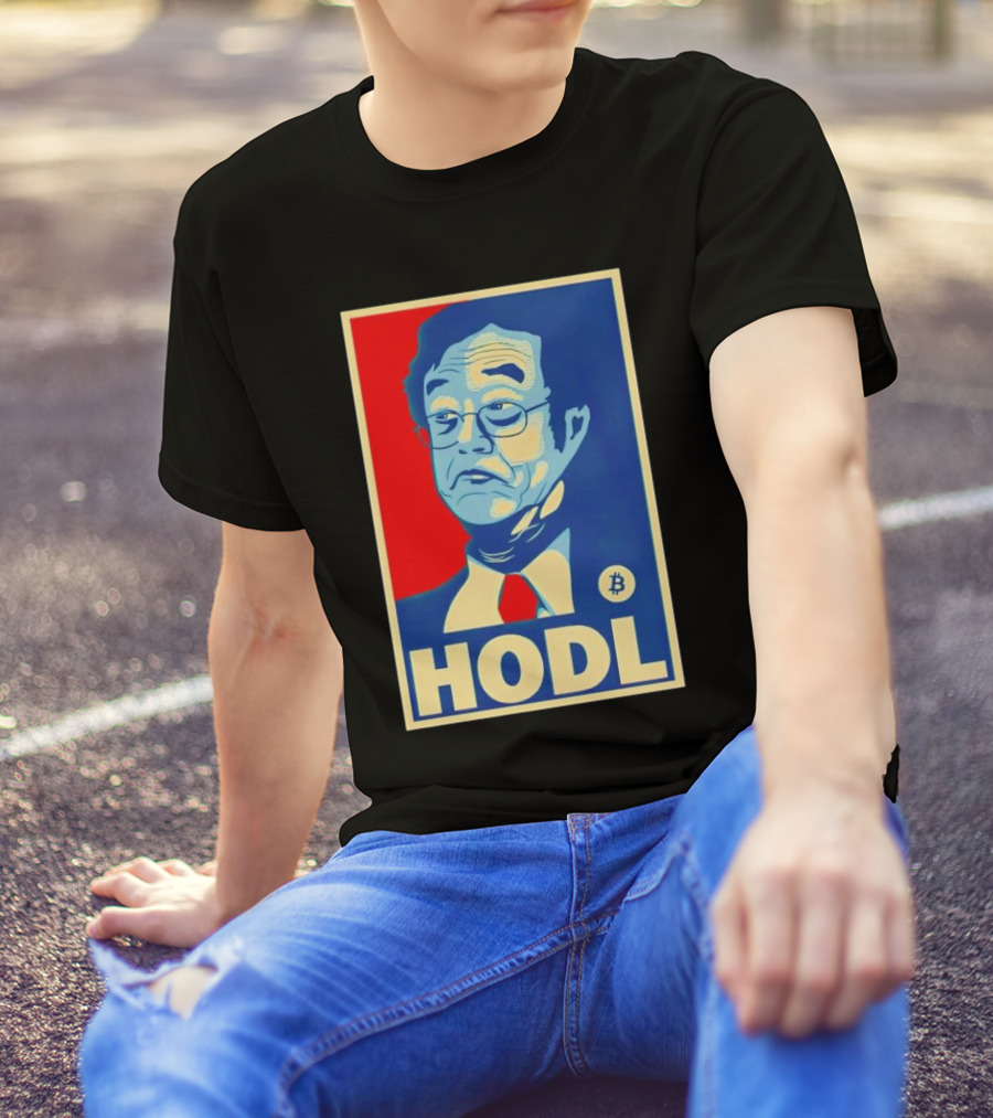 Satoshi Hodl Bitcoin Hope Poster Icon T-Shirt