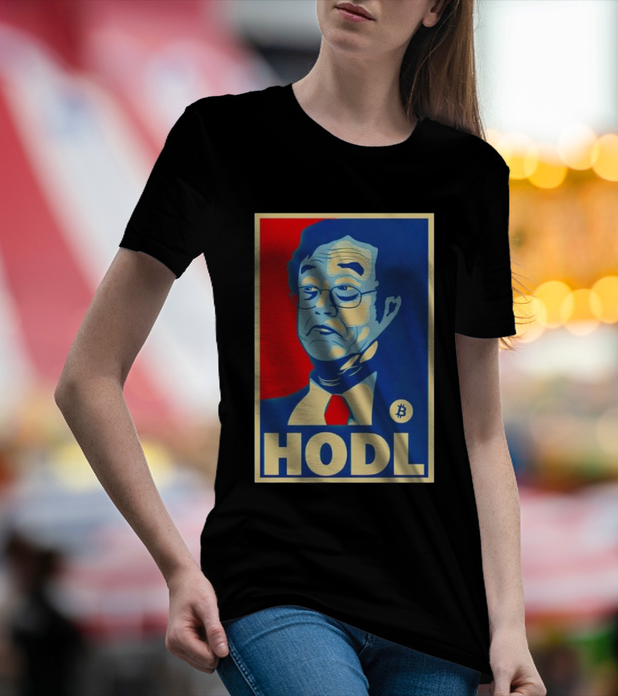 Satoshi Hodl Bitcoin Hope Poster Icon T-Shirt
