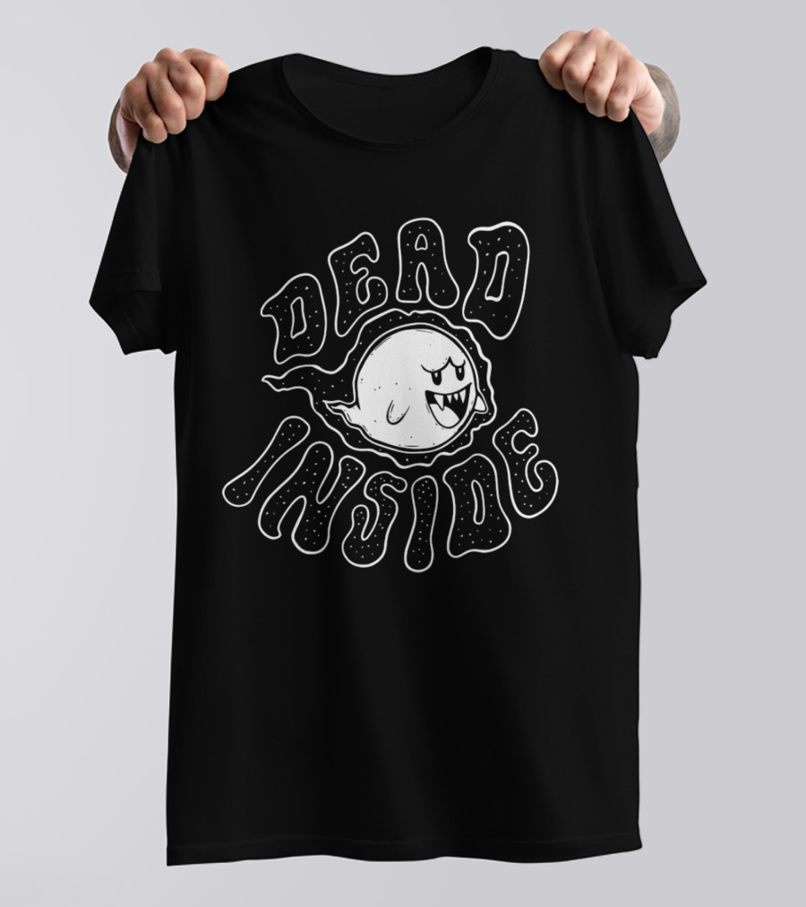 Dead Inside Horror Spooky Ghost T-Shirt