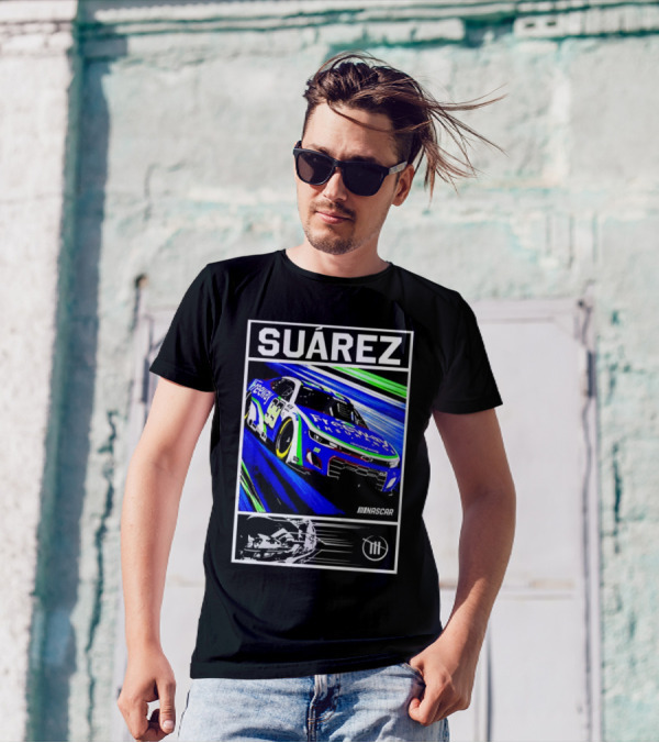 Suárez NASCAR Track Freeway Insurance 99 Racing Car T-Shirt