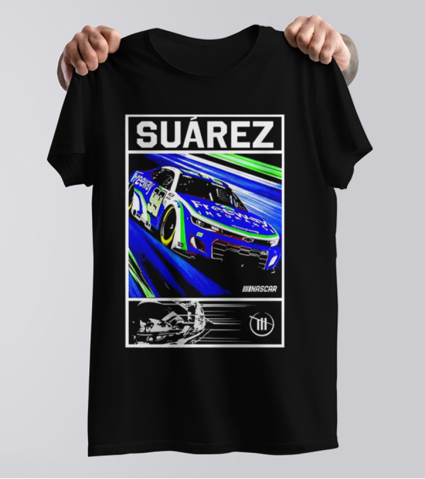 Suárez NASCAR Track Freeway Insurance 99 Racing Car T-Shirt