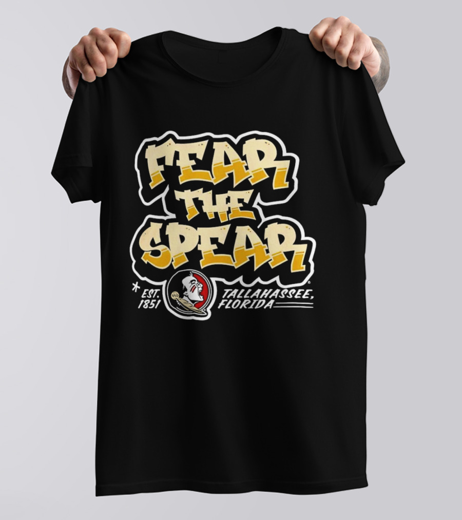 Fear The Spear Tallahassee Florida Est. 1851 T-Shirt