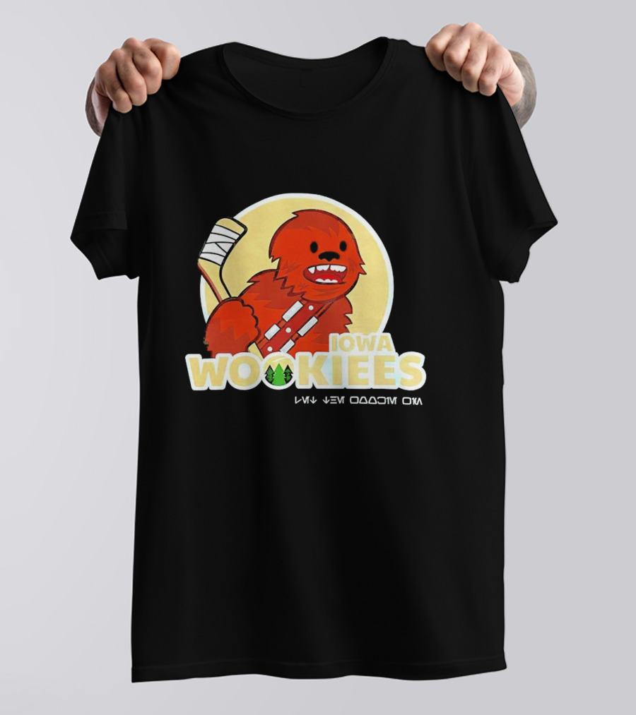 Iowa Wookiees Hockey Team Chewbacca Inspired Sports T-Shirt