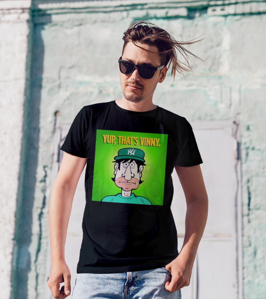 Yup That's Vinny NY Baseball T-Shirt