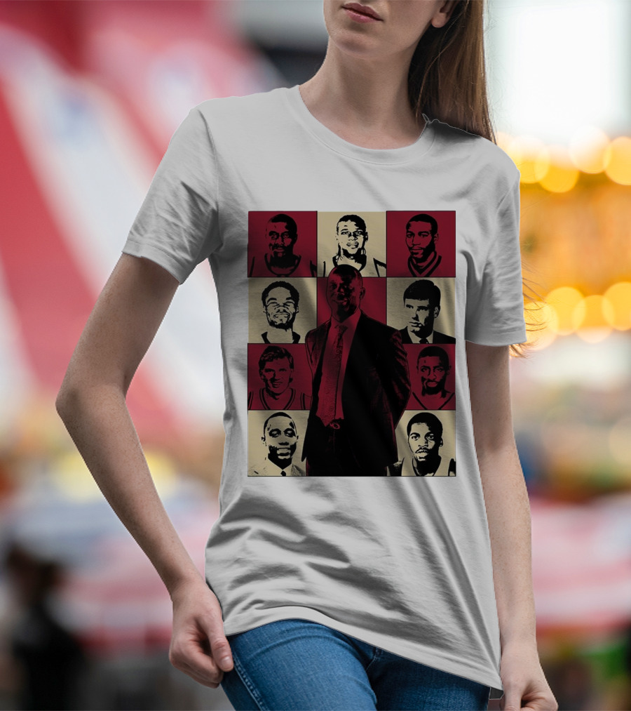 Boston College Basketball The Eras Tour Historic Players Collage T-Shirt