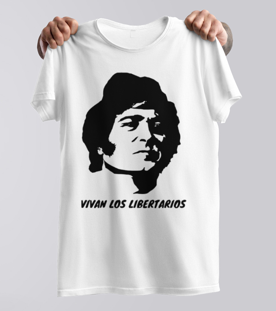 Javier Milei Vivan Los Libertarios Argentina Libertarian Movement T-Shirt