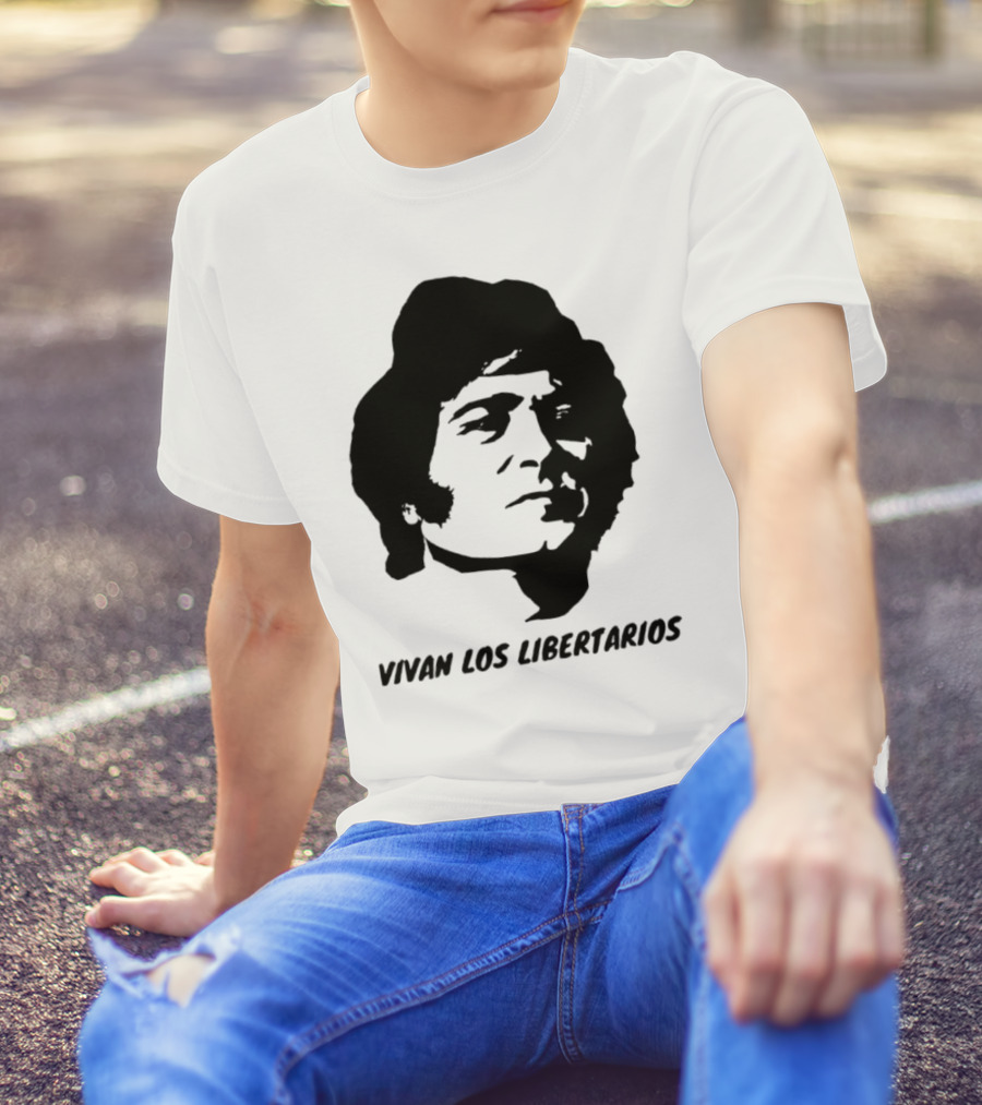 Javier Milei Vivan Los Libertarios Argentina Libertarian Movement T-Shirt