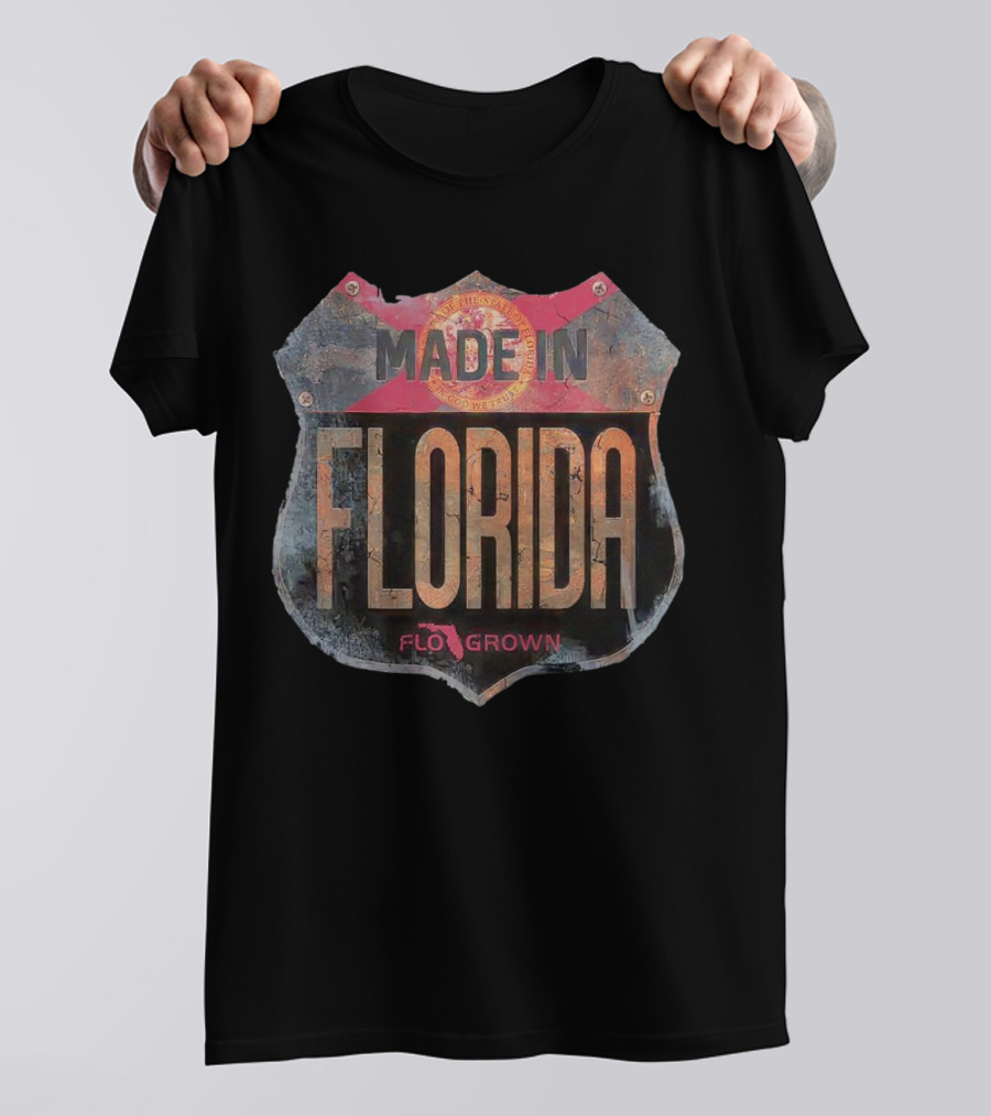 Made In Florida Flo Grown Badge T-Shirt