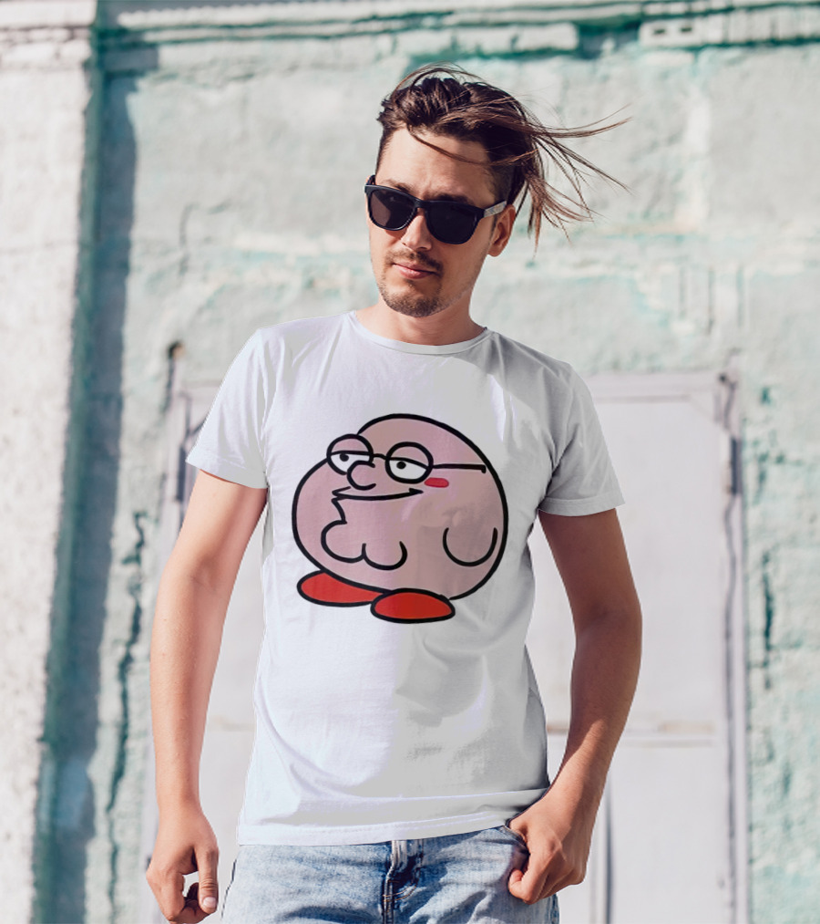 Peter Griffin Kirby Crossover Mashup T-Shirt