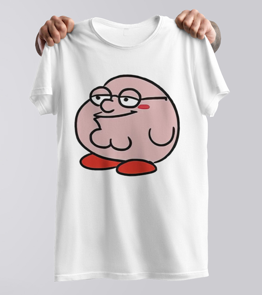 Peter Griffin Kirby Crossover Mashup T-Shirt