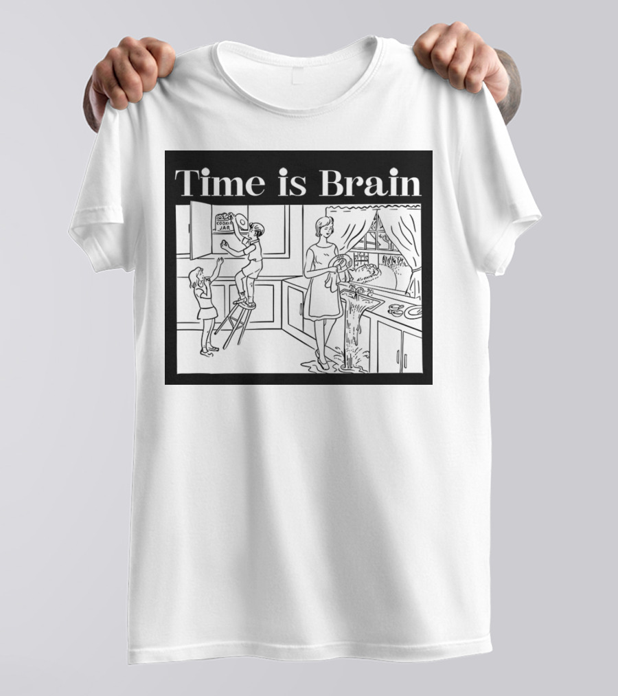 Time Is Brain Kitchen Scene Classic T-Shirt